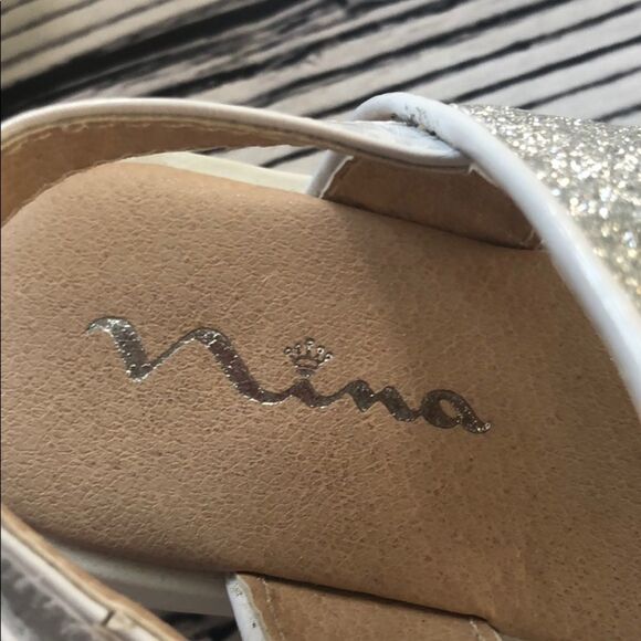 Nina Sparkle Velcro Sandals - 7 little kid - Picture 4 of 6